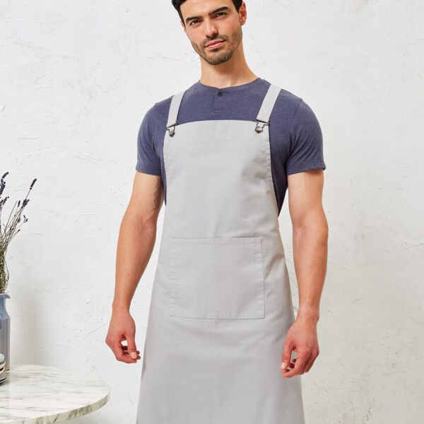 Cross back &#39;barista&#39; bib apron Thumbnail