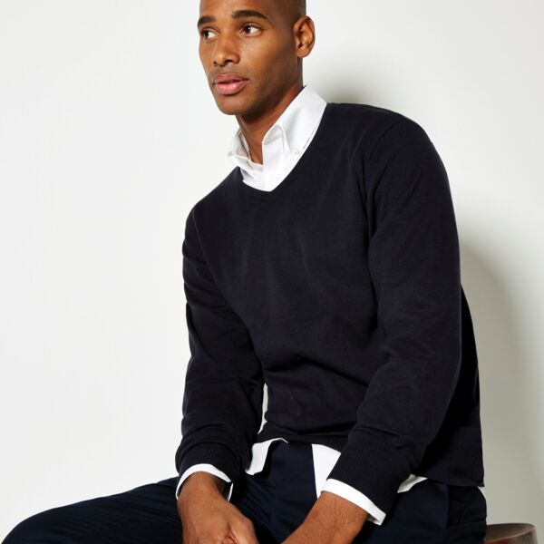 Regular Fit Arundel Long Sleeve V-Neck Sweater Thumbnail